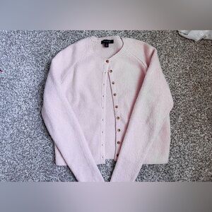 Pink Ann Taylor Knit Cardigan